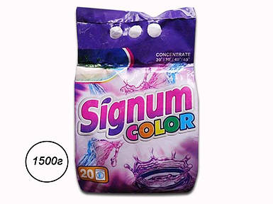 Пральний порошок універс. 1500г ТМ SIGNUM FG