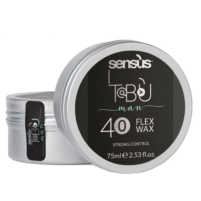 Матовий віск для волосся Sensus Tabu Man40 Flex Wax 75 мл, фото 1
