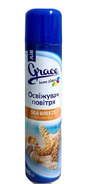 Освежитель воздуха аэрозоль Grace Морской Бриз 300 мл - фото 1 - id-p1681836252