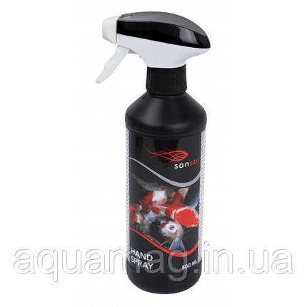 Спрей Sansai Disinfectant Spray 500 ml для дезінфекції рук для ставкової риби, для риби у ставок для УЗВ, фото 1