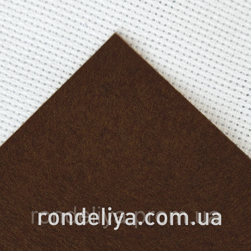 Фетр 2 мм коричневий (90х100 см)