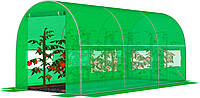 Садовая теплица парник с окнами FunFit Garden 6m2 = 300х200х200 см (зеленая)