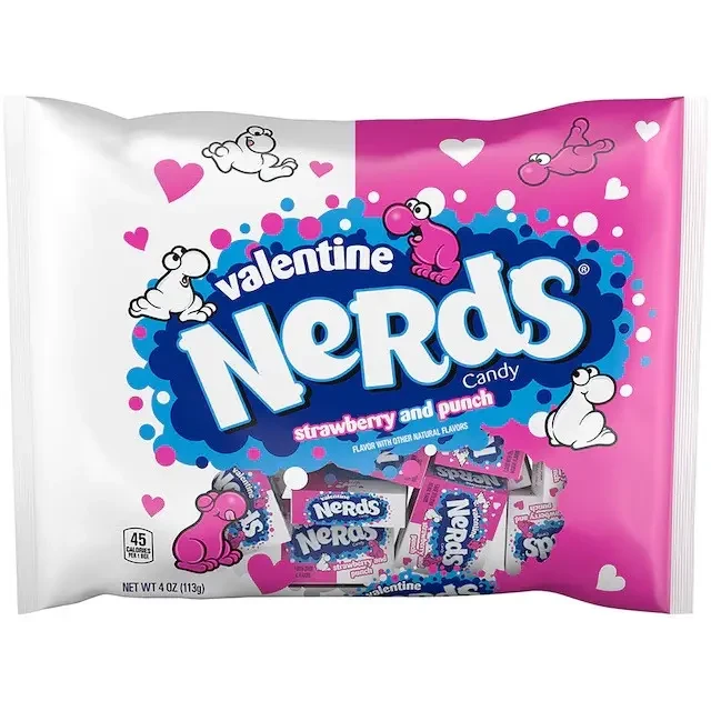 Драже Nerds Valentine's Chewy Gummy Crunchy Candy 465 г