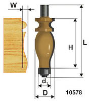 Кромочная Фреза фігурна ф25.4х41, хв.12мм (арт.10578)