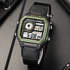 Тактичний годинник для військових, годинник чоловічий протиударний водонепроникний, годинник електронний наручний Casio, фото 4