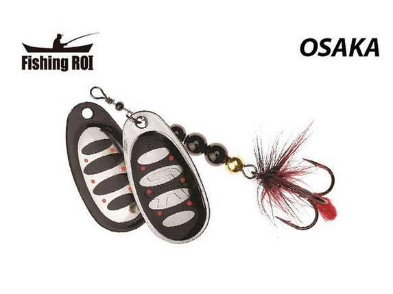 Блешня для риболовлі (блесна для риби) Osaka 3 7gr WB 615-001-3-WB ТМ FISHING ROI FG, фото 1