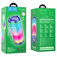 Портативна Bluetooth-колонка Hoco HC8 Pulsating colorful luminous wireless speaker Blue