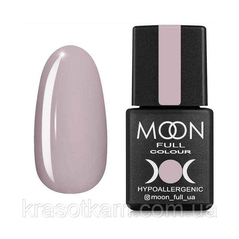 Гель-лак Moon Full Summer No602 бежево-бузковий ніжний, 8 мл.