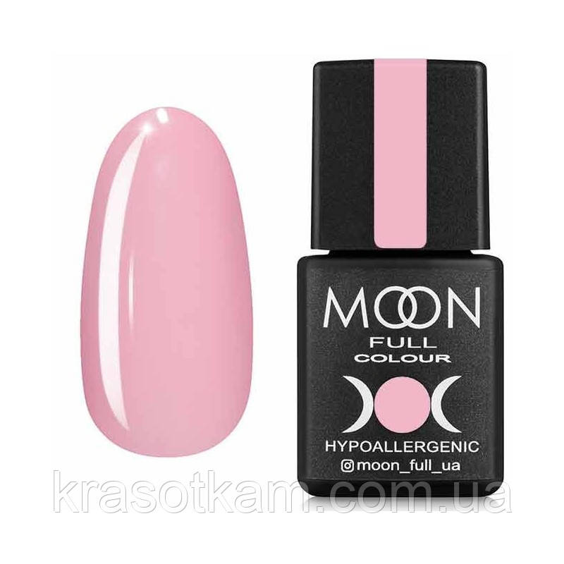 Гель-лак Moon Full Summer No605 ніжно-рожевий, 8 мл.