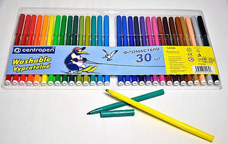 Фломастери Centropen (30 кольорів), що змиваються