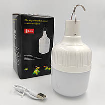 Ліхтар лампа LED акумуляторна LT підвісна кемпінгова на гачку 5 V 20 W USB BATTERY-LAMP-20 031101, фото 5