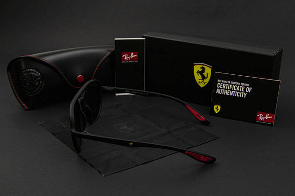 Сонцезахисні окуляри RAY BAN Ferrari поляризаційні UV400 (арт. RB1439), фото 4