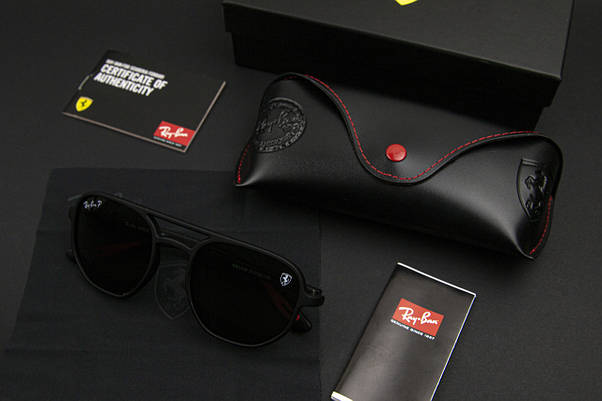 Сонцезахисні окуляри RAY BAN Ferrari поляризаційні UV400 (арт. RB1439), фото 3