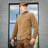 Тактична кофта флісова M-Tac Nord Fleece Polartec койот тактична кофта на флісі койот M-Tac