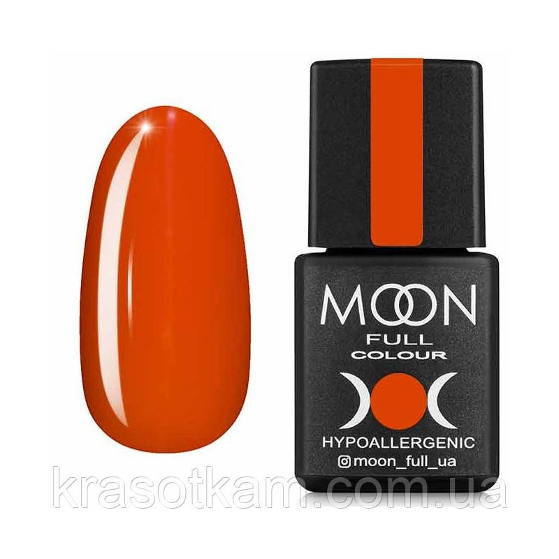 Гель-лак Moon Full Summer No615 морквяно-шафрановий, 8 мл.
