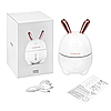 Ультразвуковий зволожувач повітря Humidifiers Rabbit 2 в 1, 300 мл., нічник з підсвічуванням, Кролик, фото 2