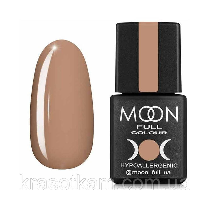 Гель-лак Moon Full Summer No620 капучино темний, 8 мл.