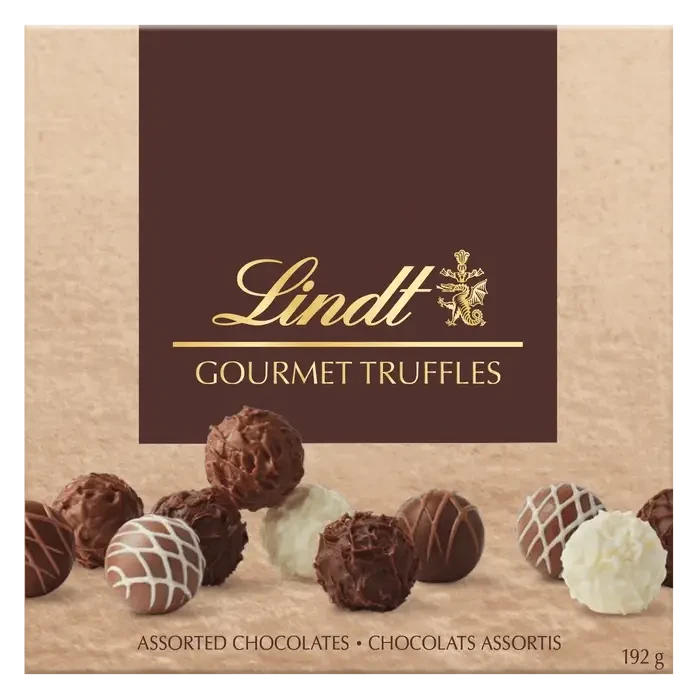 Шоколадні цукерки Lindt Gourmet Truffles Gift Box 193g, фото 1