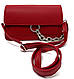 Жіноча сумка на плече 24*15*7 см червона екошкіра, фото 2