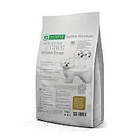 Сухий корм для дорослих собак з білою вовною для малих порід Superior Care White DogsNature's Protection 1.5 кг (ягня), фото 3