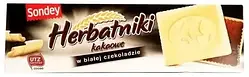 Печиво Sondey Herbatniki w bialej czekoladzie 125g