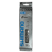 Ланцюг велосипедний SHIMANO HG40 розмір 1/2"х3/32", 116 ланок, 7 швидкостей