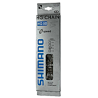 Ланцюг велосипедний SHIMANO HG50 розмір 1/2"х3/32", 116 ланок, 8 швидкостей