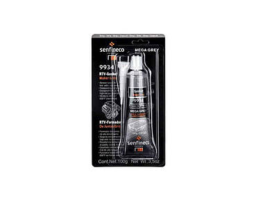 Сіліконовий герметик сірий RTV Silicone Grey 100г ТМ SENFINECO FG