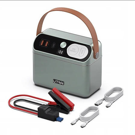 Автомобільний пусковий пристрій UTRAI Jump Starter CN302 2в1 60000 мАг Сріблястий, фото 1