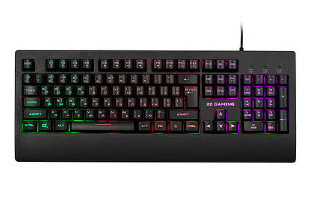Клавіатура провідна ігрова 2E GAMING KG330 LED USB Чорний (2E-KG330UBK), фото 1
