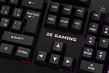 Клавіатура провідна ігрова 2E GAMING KG330 LED USB Чорний (2E-KG330UBK), фото 5