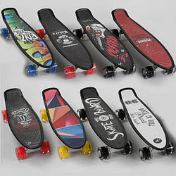 Скейт пенні борд для дитини (8 видів, дека 55 см, колеса світяться) Best Board S-00635