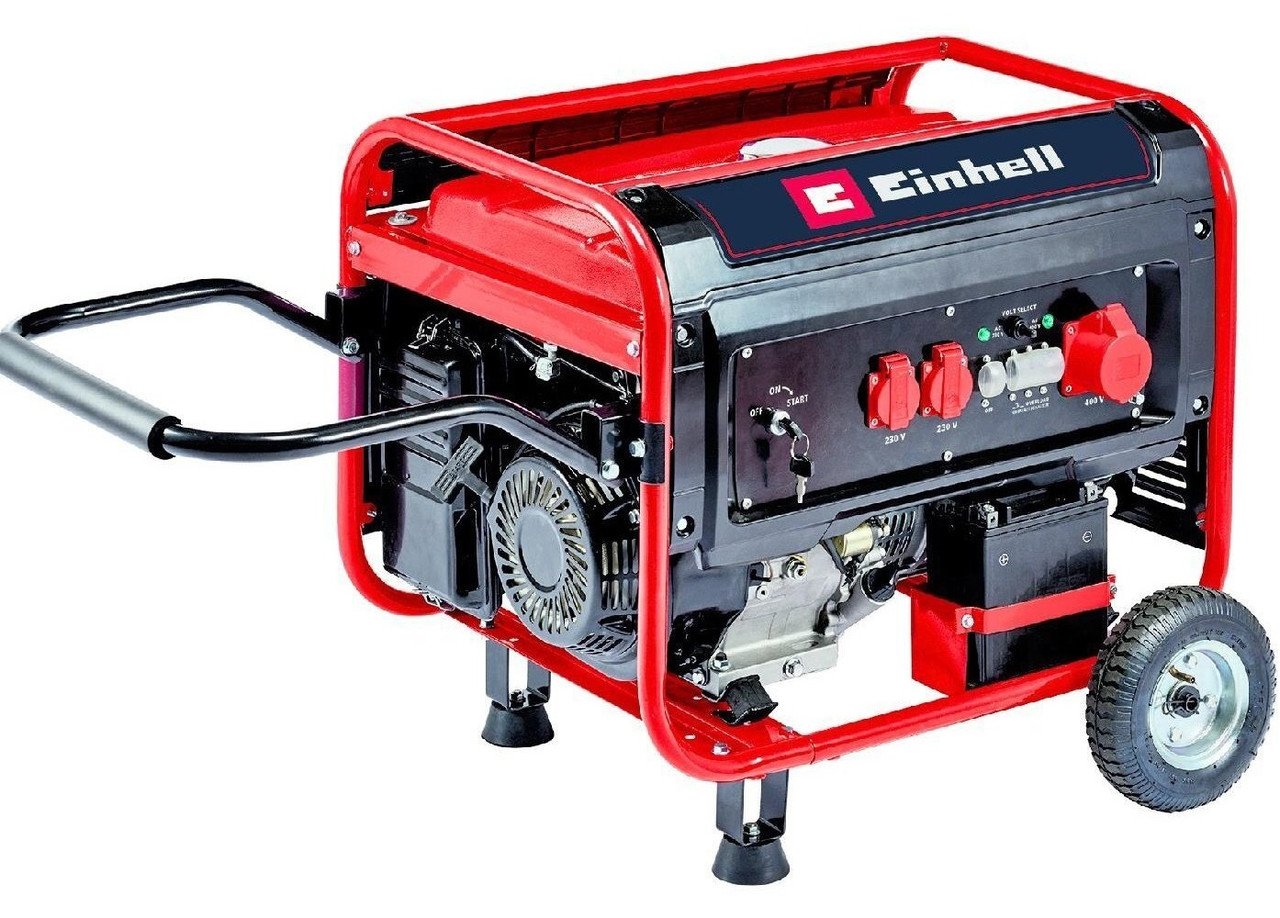 Генератор бензиновий Einhell TC-PG 55/E5 5.5 кВт Червоний/ Чорний