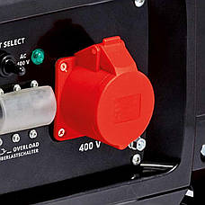 Генератор бензиновий Einhell TC-PG 55/E5 5.5 кВт Червоний/ Чорний, фото 5