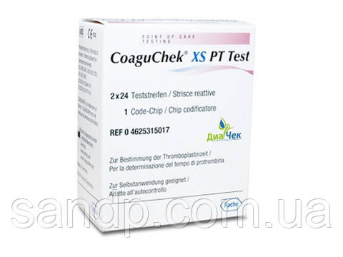 Купить Тест-полоски CoaguChek XS PT Test (Коагучек ИксЭс) для ...
