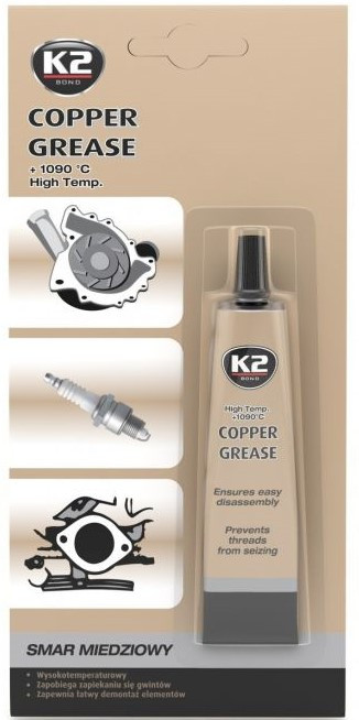 Змащення мідне високотемпературне K2 Bond Copper, 20 г, фото 1