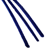 Синельная Проволока, Пушистая, Синий, 30×5мм, (10 шт)