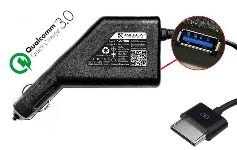 Блок живлення до ноутбука Asus 15v 1.2a 18w 36pin TF600/810C/701t (Kolega-Power (Авто)) 12 міс.гар.
