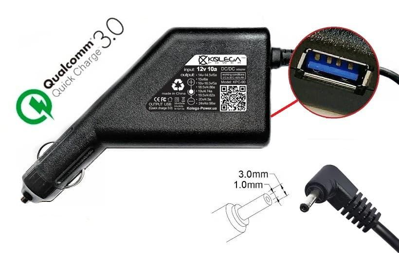 Блок живлення до ноутбука Asus 19v 2.1a 40w 3.0x1.0(0.9 /1.1)mm (Kolega-Power (Авто)) 12 міс.гар.
