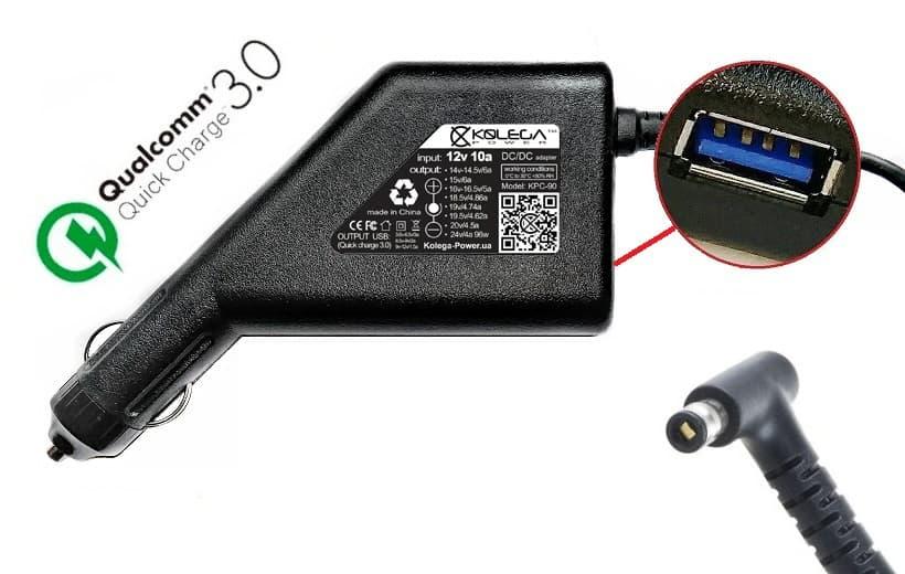 Блок живлення до ноутбука Sony 19.5v 2a 39w 4.9 mm (+pin) (Kolega-Power (Авто)) 12 міс.гар.