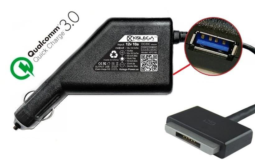 Блок живлення до ноутбука Asus 19v 3.42a 65w Magnetic 5pin TX300 (Kolega-Power (Авто)) 12 міс.гар.