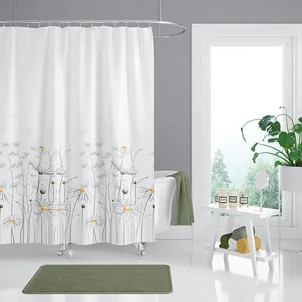 Штора широка для ванної Tropik Daisy Туреччина 240*200 см