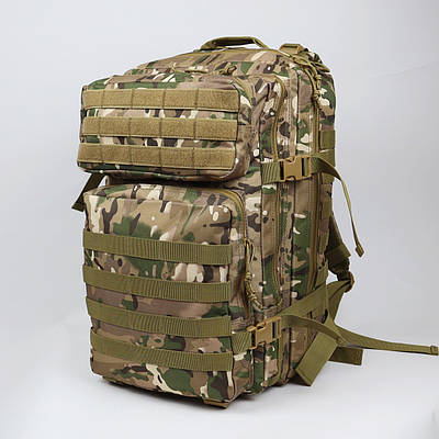 Рюкзак 50 л тактичний штурмовий Мультикам MOLLE Оксфорд 800D