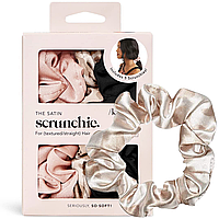 Набор сатиновых резинок для волос Kitsch Assorted Satin Sleep Scrunchies