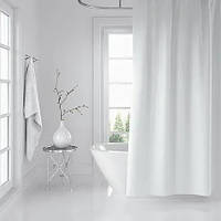 Штора широкая для ванной Tropik White Турция 240*200 см