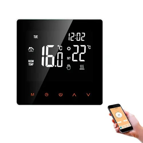 Терморегулятор Wi-Fi для ел теплої підлоги 220В 16А Avatto ME81H
