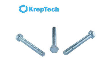 Болт метричний 5N68025-2 шестигранний 5.8DIN 933 (ЦБ) 8,0х25 (200шт) ТМ КРЕПТЕХ FG