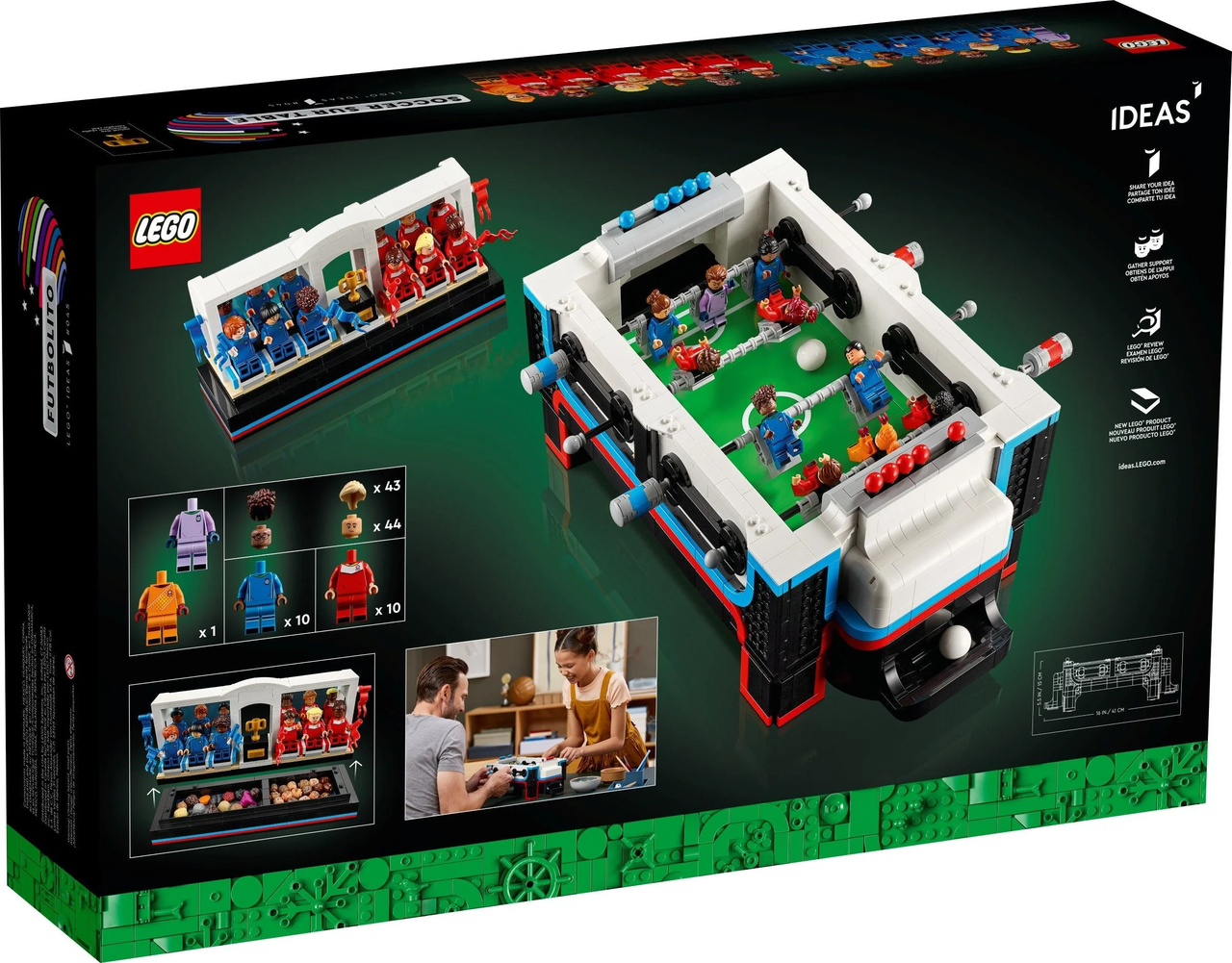 LEGO 21337 Ideas Настільний футбол з автографом автора ексклюзивний колекційний конструктор для дорослих