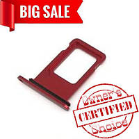 Holder sim card Apple iPhone XR Dual Sim red