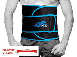 Пояс для схуднення PowerPlay 4303 Чорно-Синій
